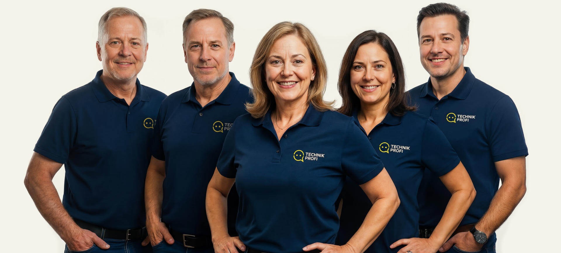 Gruppenfotos mit Technik-Profis